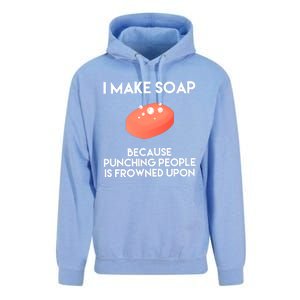 Funny Soap Making Great Gift Punch Soap Maker Gift Unisex Surf Hoodie