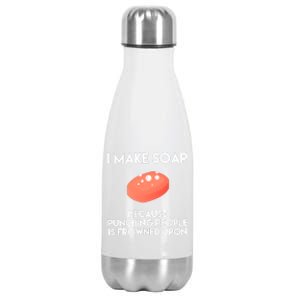 Funny Soap Making Great Gift Punch Soap Maker Gift Stainless Steel Insulated Water Bottle