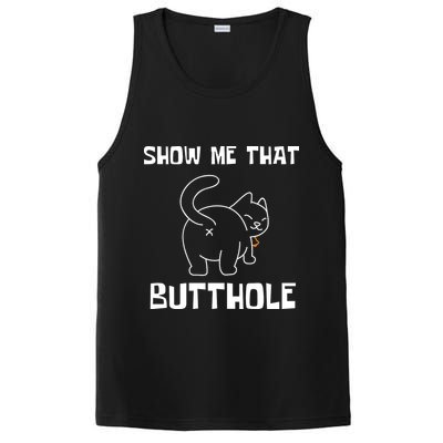 Funny Show Me That Butthole PosiCharge Competitor Tank
