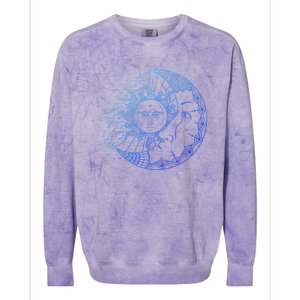 Funny Sun Moon Astrology Astronomer Astronomy Gift Colorblast Crewneck Sweatshirt