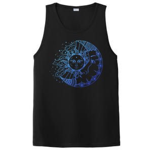 Funny Sun Moon Astrology Astronomer Astronomy Gift PosiCharge Competitor Tank