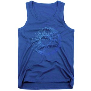 Funny Sun Moon Astrology Astronomer Astronomy Gift Tank Top