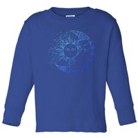 Funny Sun Moon Astrology Astronomer Astronomy Gift Toddler Long Sleeve Shirt