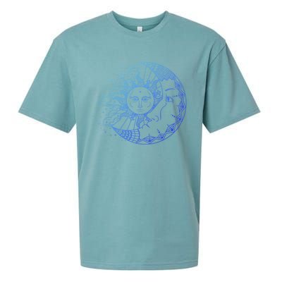 Funny Sun Moon Astrology Astronomer Astronomy Gift Sueded Cloud Jersey T-Shirt