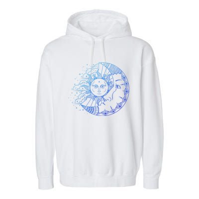 Funny Sun Moon Astrology Astronomer Astronomy Gift Garment-Dyed Fleece Hoodie