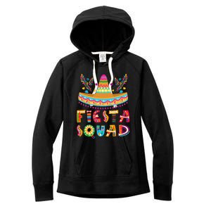 Fiesta Squad Mexican Party Cinco De Mayo Women's Fleece Hoodie