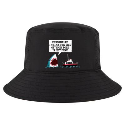 Funny Shark Movie Polite Shark Dinomike Cool Comfort Performance Bucket Hat