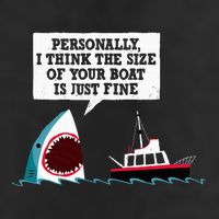 Funny Shark Movie Polite Shark Dinomike 7 Panel Mesh Trucker Snapback Hat