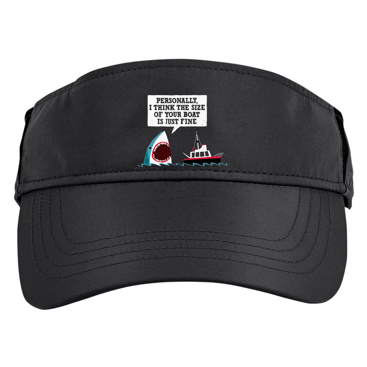 Funny Shark Movie Polite Shark Dinomike Adult Drive Performance Visor