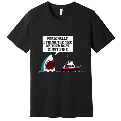 Funny Shark Movie Polite Shark Dinomike Premium T-Shirt