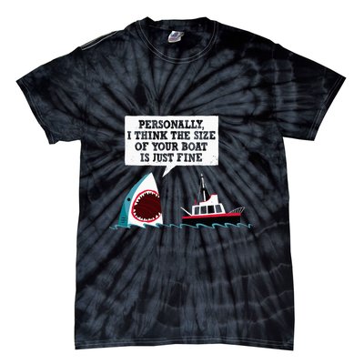 Funny Shark Movie Polite Shark Dinomike Tie-Dye T-Shirt