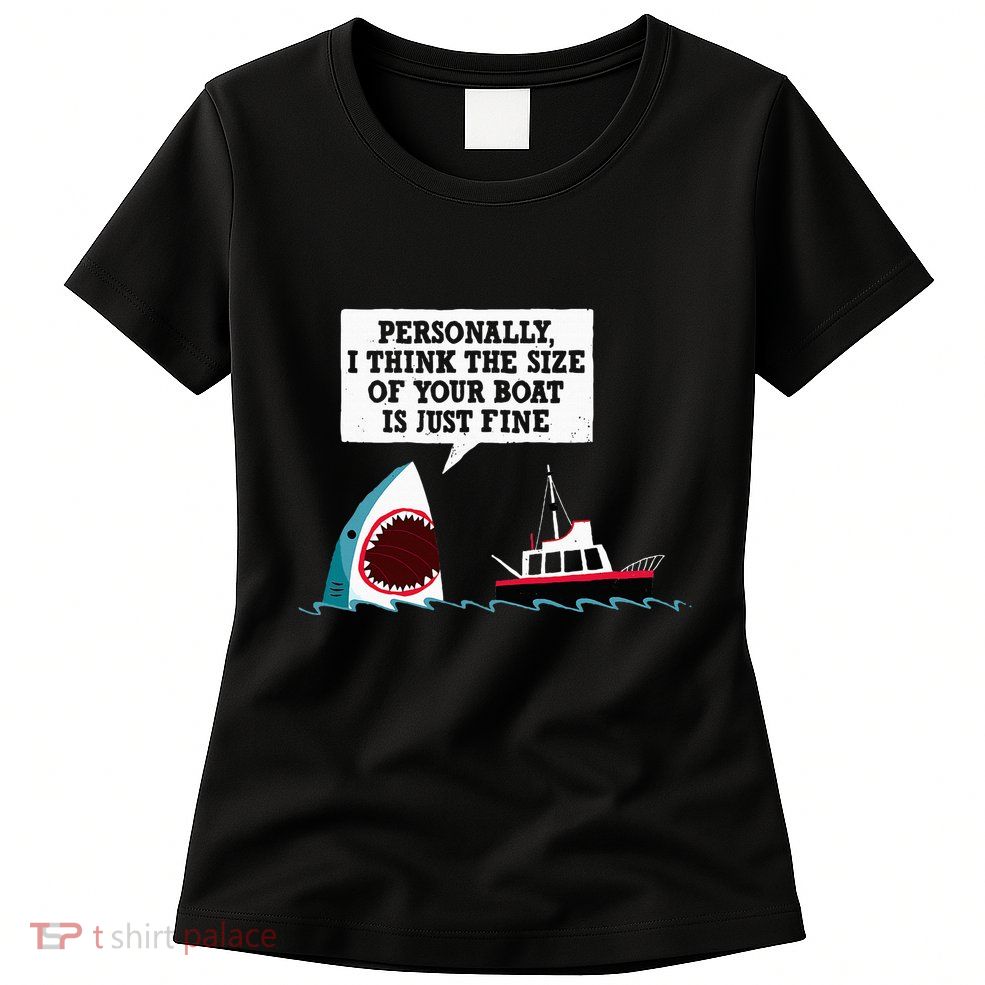 Funny Shark Movie Polite Shark Dinomike Womens T-Shirt