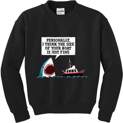 Funny Shark Movie Polite Shark Dinomike Kids Sweatshirt