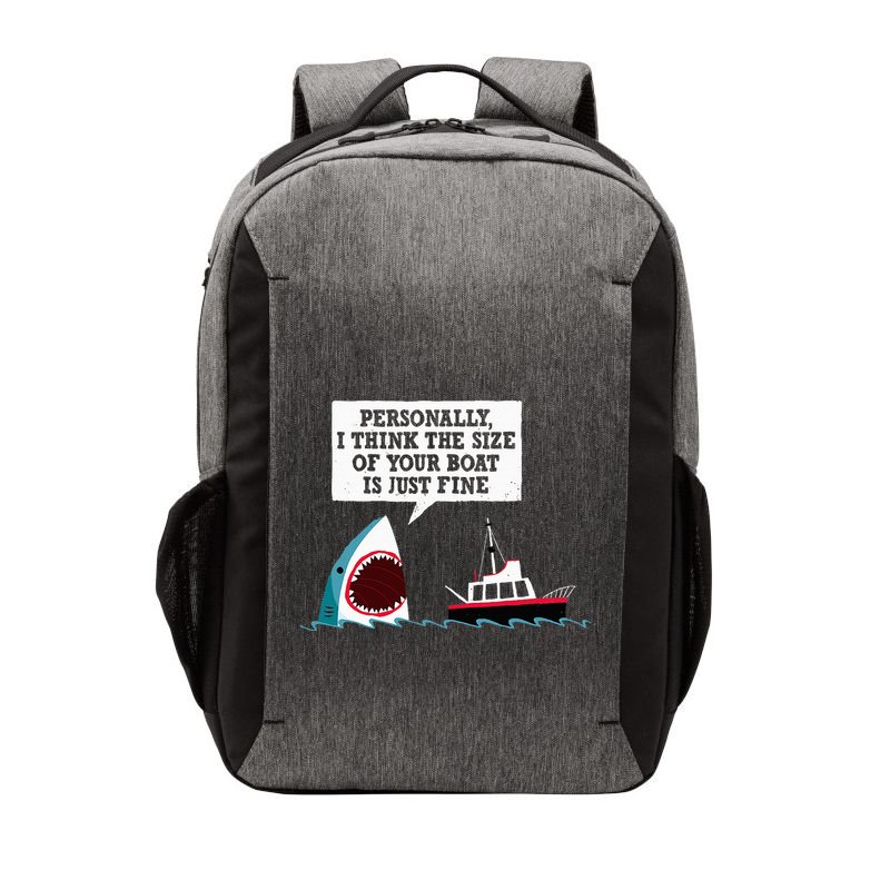 Funny Shark Movie Polite Shark Dinomike Vector Backpack