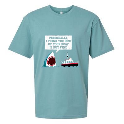 Funny Shark Movie Polite Shark Dinomike Sueded Cloud Jersey T-Shirt