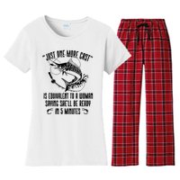 Fishing Solves Most Of My Problems Deer Hunting Women's Flannel Pajama Set