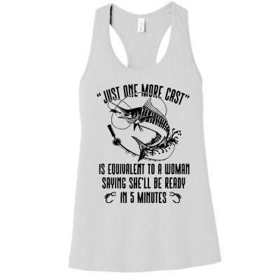 Fishing Solves Most Of My Problems Deer Hunting Women's Racerback Tank