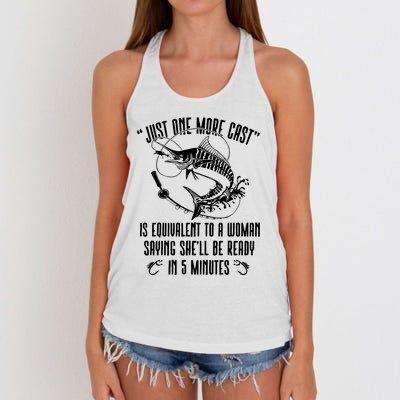 Fishing Solves Most Of My Problems Deer Hunting Women's Knotted Racerback Tank