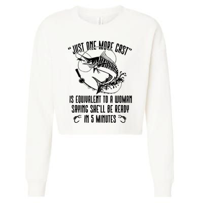 Fishing Solves Most Of My Problems Deer Hunting Cropped Pullover Crew