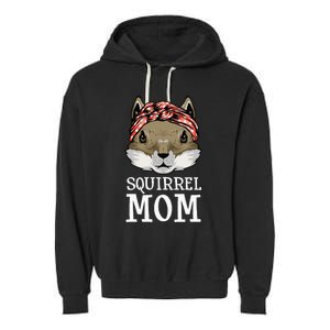 Funny Squirrel Mom Rodent Gopher Chipmunk Lover Women Garment-Dyed Fleece Hoodie