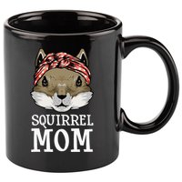 Funny Squirrel Mom Rodent Gopher Chipmunk Lover Women 11oz C Handle Ceramic Mug