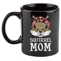 Funny Squirrel Mom Rodent Gopher Chipmunk Lover Women 11oz C Handle Ceramic Mug