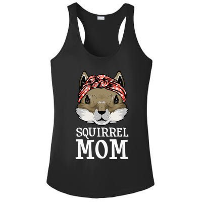 Funny Squirrel Mom Rodent Gopher Chipmunk Lover Women Ladies PosiCharge Competitor Racerback Tank