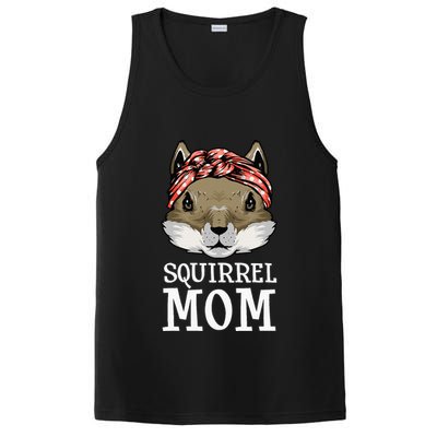 Funny Squirrel Mom Rodent Gopher Chipmunk Lover Women PosiCharge Competitor Tank