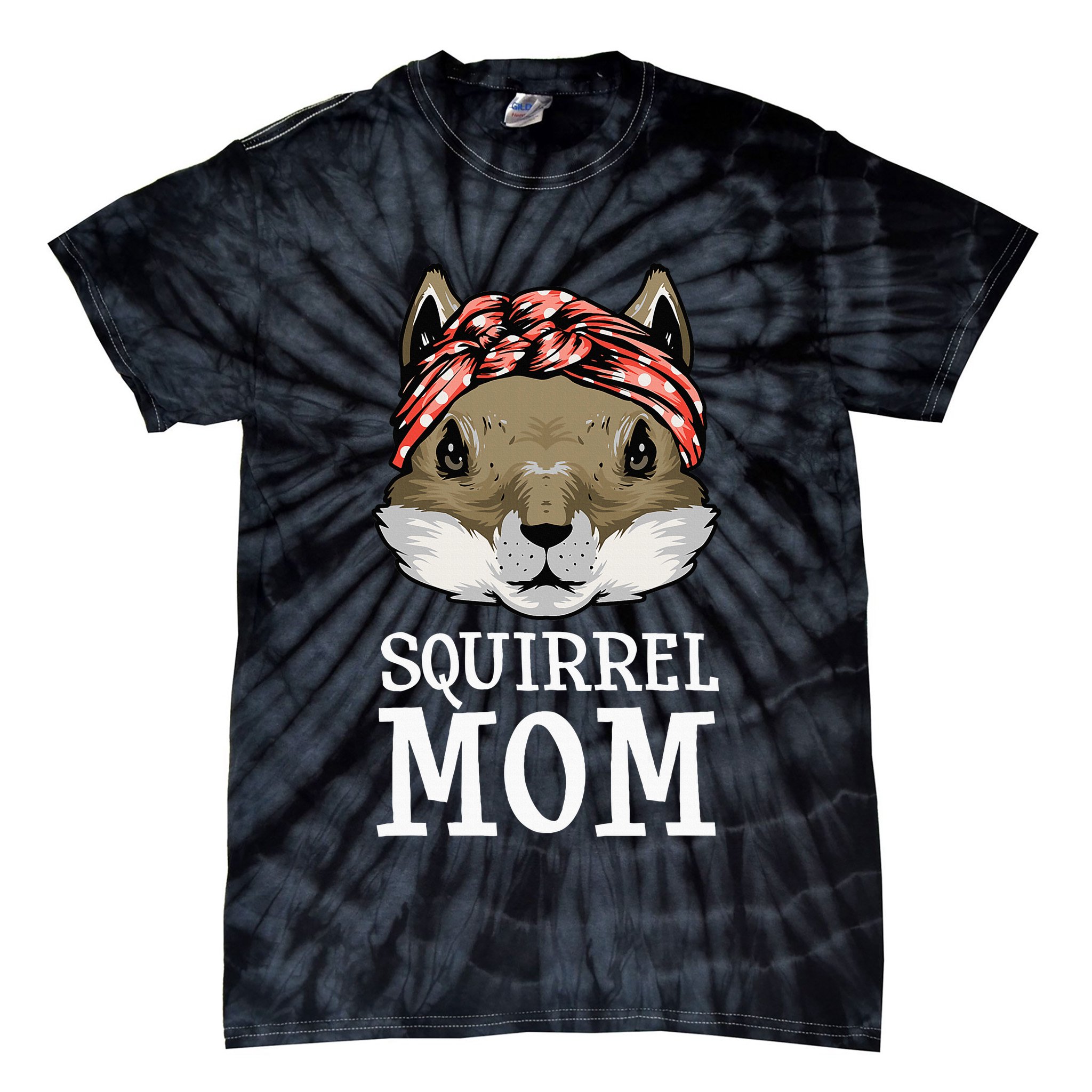 Funny Squirrel Mom Rodent Gopher Chipmunk Lover Women Tie-Dye T-Shirt
