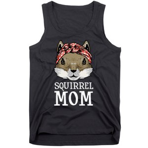 Funny Squirrel Mom Rodent Gopher Chipmunk Lover Women Tank Top