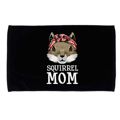 Funny Squirrel Mom Rodent Gopher Chipmunk Lover Women Microfiber Hand Towel