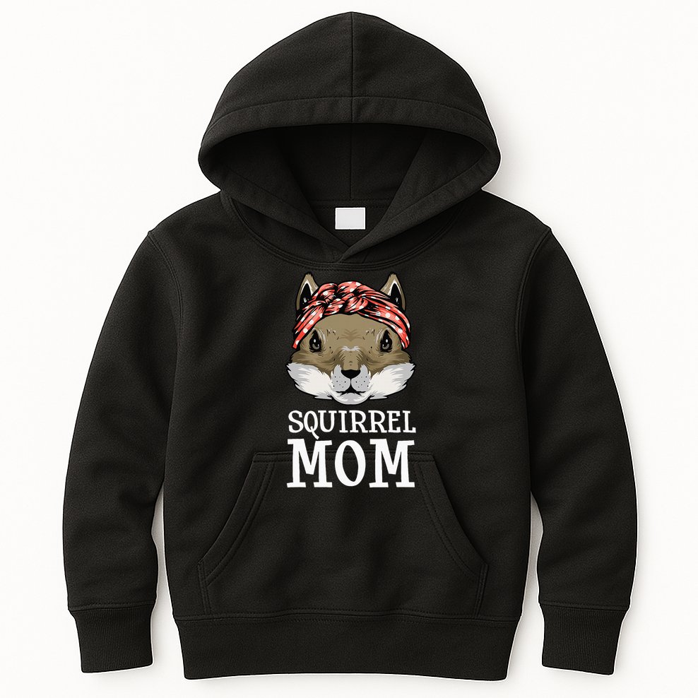 Funny Squirrel Mom Rodent Gopher Chipmunk Lover Women Kids Hoodie