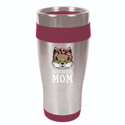 Funny Squirrel Mom Rodent Gopher Chipmunk Lover Women 16oz Travel Tumbler