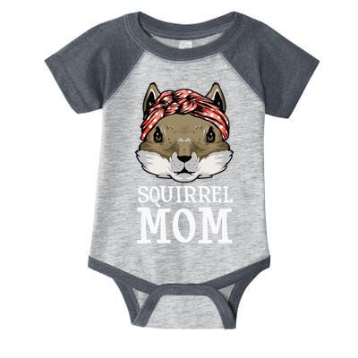 Funny Squirrel Mom Rodent Gopher Chipmunk Lover Women Infant Baby Jersey Bodysuit
