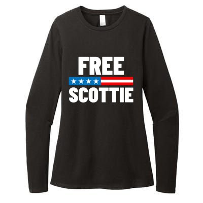 Free Scottie Mugshot Womens CVC Long Sleeve Shirt