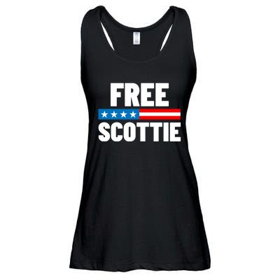 Free Scottie Mugshot Ladies Essential Flowy Tank