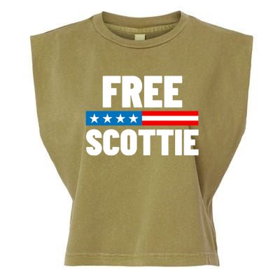 Free Scottie Mugshot Garment-Dyed Women's Muscle Tee