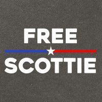 Free Scottie Mugshot Cotton Canvas Backpack