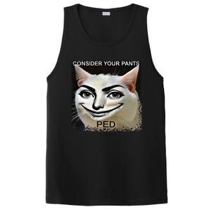 Funny Silly Meme Cat Consider Your Pants Peedcool PosiCharge Competitor Tank