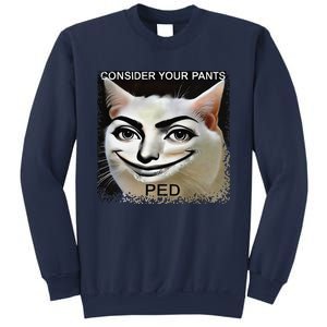 Funny Silly Meme Cat Consider Your Pants Peedcool Sweatshirt