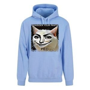 Funny Silly Meme Cat Consider Your Pants Peedcool Unisex Surf Hoodie