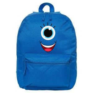 Funny Scary Monster Eyeball Face Easy Halloween Costume 16 in Basic Backpack