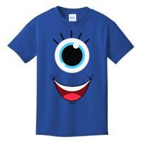 Funny Scary Monster Eyeball Face Easy Halloween Costume Kids T-Shirt