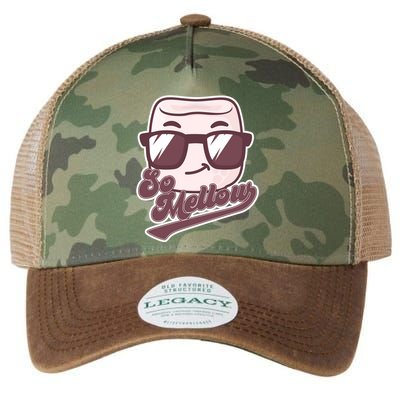 Funny So Mellow Cool Marshmallow Legacy Tie Dye Trucker Hat