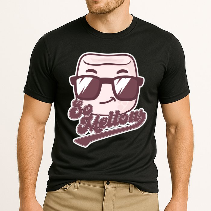Funny So Mellow Cool Marshmallow Cooling Performance Crew T-Shirt