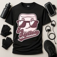 Funny So Mellow Cool Marshmallow Cooling Performance Crew T-Shirt