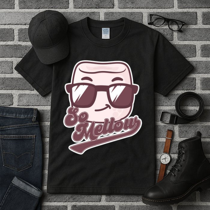 Funny So Mellow Cool Marshmallow Tall T-Shirt