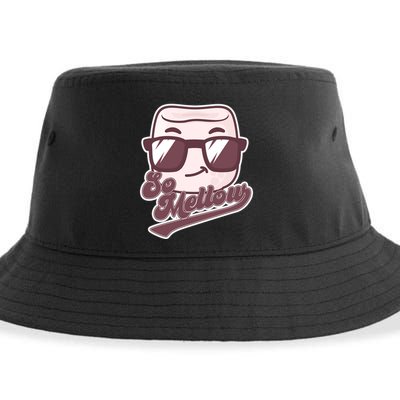 Funny So Mellow Cool Marshmallow Sustainable Bucket Hat