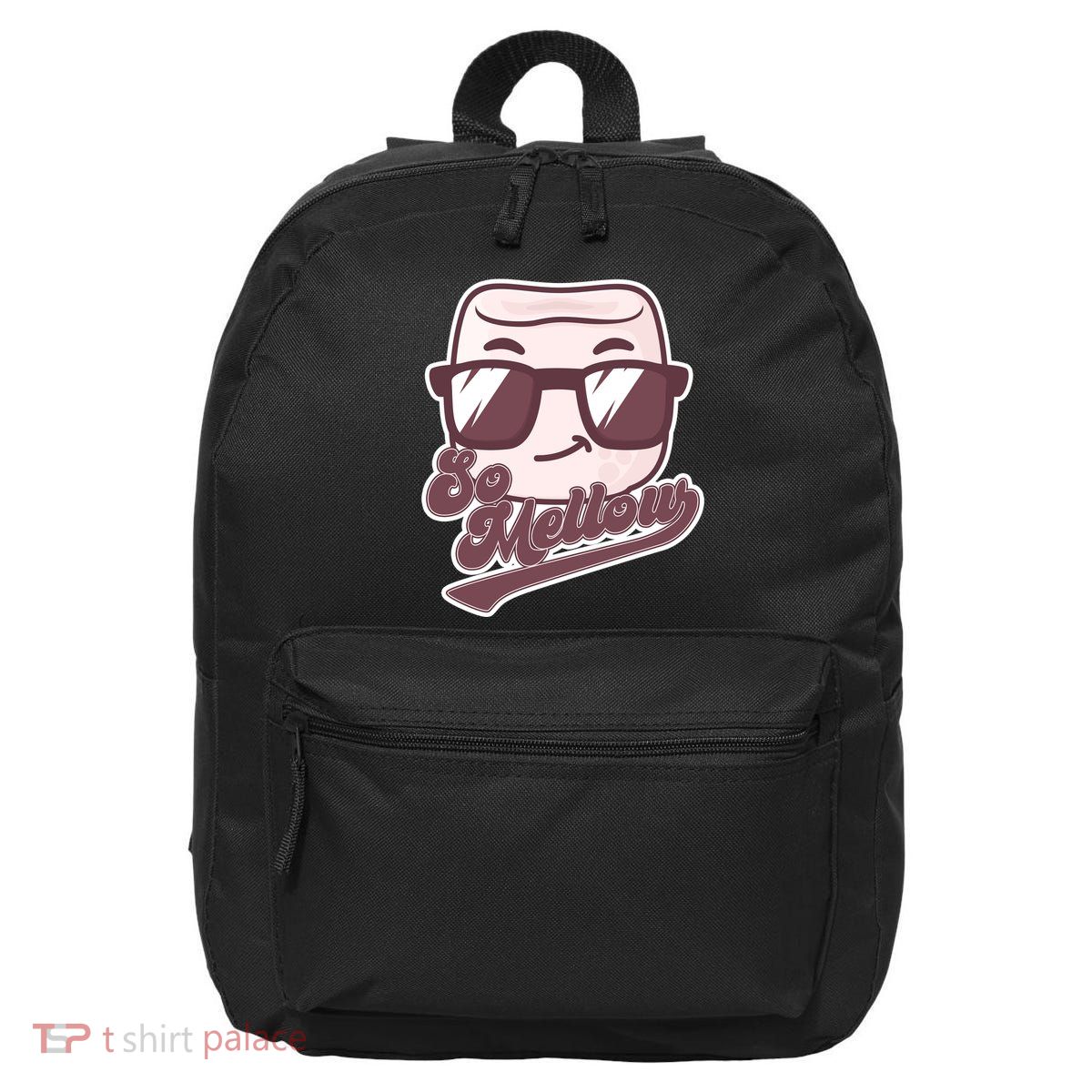 Funny So Mellow Cool Marshmallow 16 in Basic Backpack