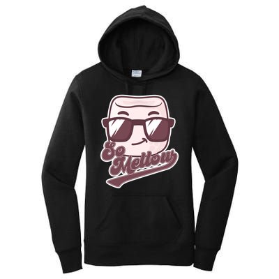 Funny So Mellow Cool Marshmallow Women's Pullover Hoodie